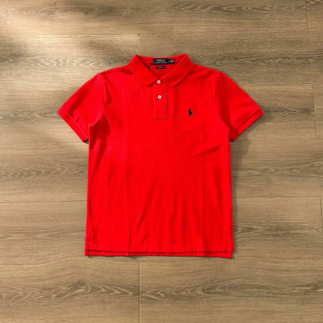 【18 ， 】 POLO Ralph Lauren/ Classic LOGO Polo 💙 100% POLO 💙 ， ， 💙Classic LOGO 💙 、 、 、 。 ：Black 、Black 、Navy Blue 、Navy Blue 、White、Gray、Dark Green、 、Purple、Pink、 、Light Blue、 、 、 、 、 Red、Bright Red 【 】 Size：S-XXL Size ： S 104 68 70 44 22 M 108 70 72 46 23 L 112 72 74 48 24 XL 116 74 76 50 25 XXL 120 76 78 52 26